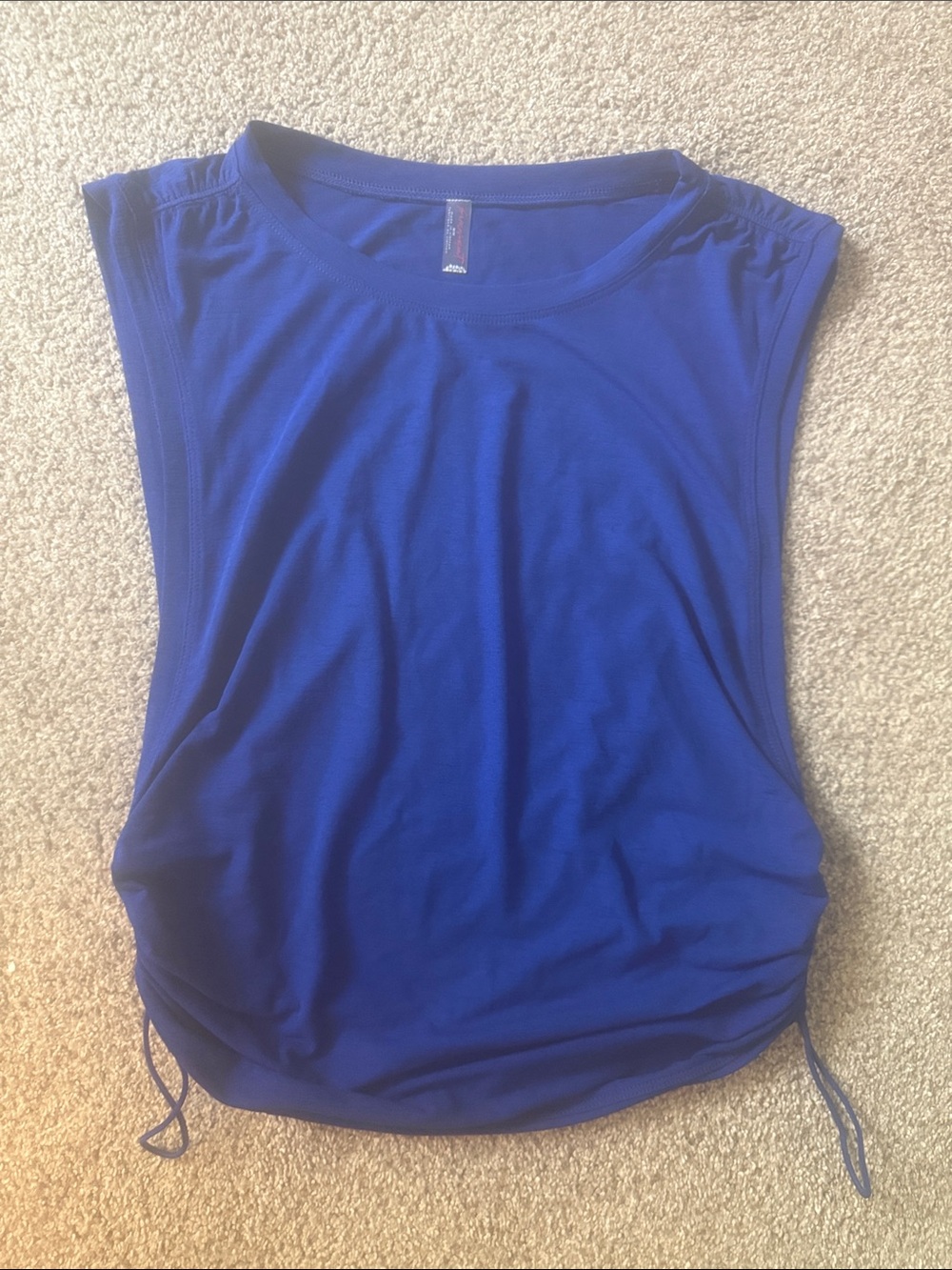 FP Movement by Free People Tempo Sport Mode UV Protection Muscle Tee cobalt blue
